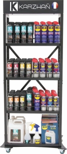 Implantation présentoir métallique Karzhañ WD 40 - 20/80