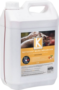 Nettoyant mains mécanicien beige parfum amande - lot de 4 bidons de 4,5L