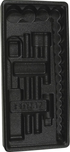 Module plastique vide pour douilles, cliquet, rallonges