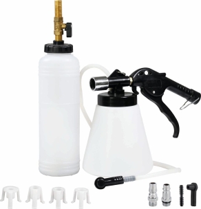 Vidangeur de circuit de frein pneumatique 1L avec bouteille de remplissage