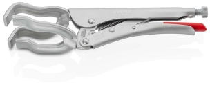 Pince-étau à souder 280mm zinguée brillante capacité 70mm