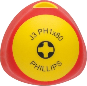Tournevis Phillips® PH1 80mm isolé 1000V - carte