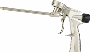 Pistolet pneumatique pour insonorisant avec adaptateur universel et poignée en aluminium