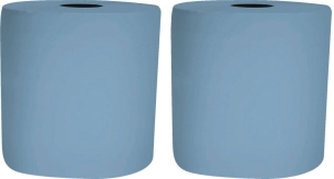 Ouate bleue 1000 formats 3 plis 260x350mm - 16 lots de 2 bobines