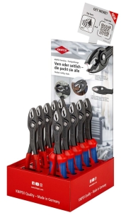 Presentoir de comptoir 5 x 8201200 + 5 x 8202200 pinces twingrip