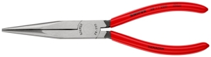 Pince de mécanicien 200mm - Becs demi-ronds striés - Gainage PVC