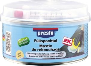 Mastic universel avec tube durcisseur - lot de 4 pots de 2kg