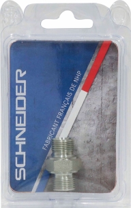 Raccord MBSPCT 3/8" MBSPCT 3/8" - blister