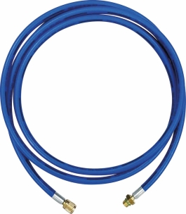 Flexible R1234yf M12x1.5 / F1/4" SAE droit bleu 3m