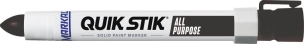 Bâton de peinture solide QUIK STIK® ALL PURPOSE noir tube à molette - lot de 12 pcs