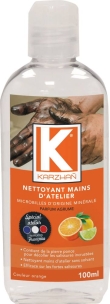 Nettoyant mains d'atelier orange parfum agrumes - lot de 12 flacons de 100ml
