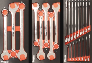 Servante d'atelier 8 tiroirs composée de 248 outils - modules finition métal