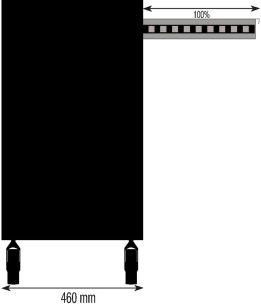 Servante d'atelier 7 tiroirs rouge/noir 680x460x1005mm