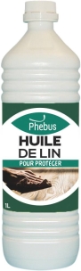 Huile de lin - bouteille de 1L