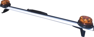Barre de toit 1,55m avec 2 gyrophares LED