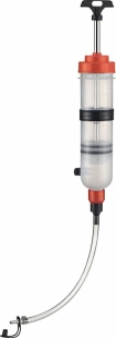 Seringue à huile plastique translucide 1500ml avec tuyau 400mm