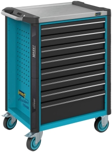 Servante d'atelier 8 tiroirs bleu/noir 786x518x1020mm