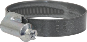 Collier à crémaillère acier zingué 12mm de 60 à 80mm - boîte de 25 pcs