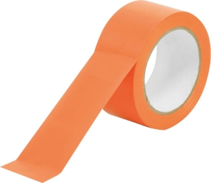 Ruban adhésif PVC bâtiment orange 0,13x50mm 33m