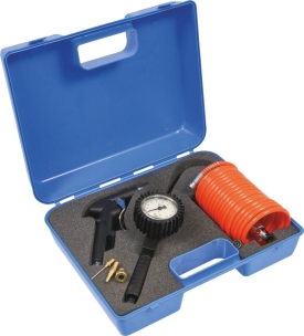 Pistolet de gonflage raccord 1/4" - mallette de 4 pcs