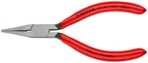 Pince de préhension mécanique de précision - Becs plats - 125mm - Gainage PVC