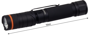 Lampe torche LED 300 lumens fonction UV rechargeable