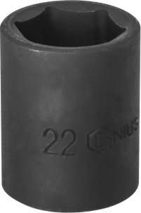 Douille à chocs 1/2" de 22mm - carte