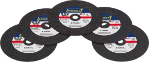 Disque a tronconner acier 100x1x9,53mm pour meuleuse HZ190515 - lot de 5 pièces