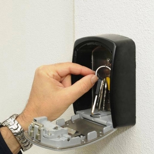 Coffre fort extérieur pour clés 4 chiffres 106x146x53mm