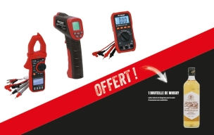 Pack multimètre + pince ampèremétrique + thermomètre