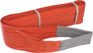 Elingue plate avec boucles 150mm 5T 4m rouge - lot de 6 pcs