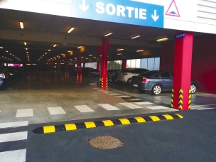Ralentisseur passe-câbles - lot de 2 (1 jaune + 1 noir)