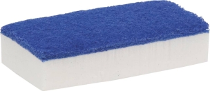 Eponge duo double face bleu et blanc tâches difficiles - lot de 10 pcs Eponge duo double face bleu et blanc tâches difficiles - lot de 10 pcs