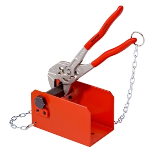 Présentoir de démonstration avec pince-clé 250mm 86 03 250 avec chaîne