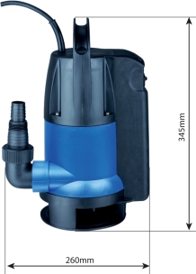 Pompe à eau immergée automatique PVC 230V 550W avec flotteur intégré Pompe à eau immergée automatique PVC 230V 550W avec flotteur intégré