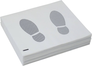 Tapis de sol papier 80g 450x350mm pour voiture - boîte de 500 pcs