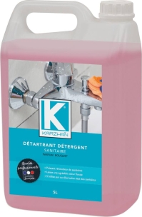 Détartrant rénovateur de sanitaire et salle de bain - lot de 4 bidons de 5L
