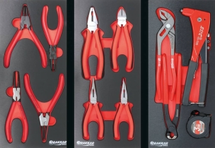 Servante d'atelier 8 tiroirs composée de 263 outils PL - modules finition métal