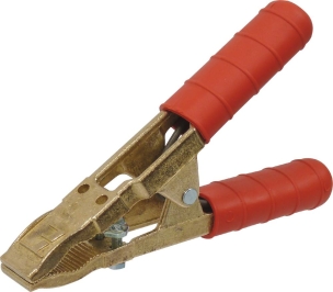 Pince laiton mors plat rouge 350A 168mm