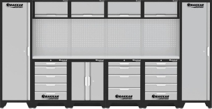 Mobilier d'atelier 6 éléments inox Mobilier d'atelier 6 éléments inox