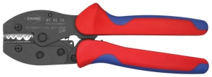 Pince à sertir 220mm automatique cosse non isolée max 10mm² bi-matière