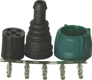 Connecteur de branchement vert pour lanterne droite - blister