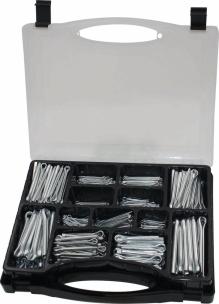 Goupilles fendues de 2,5 à 8mm- coffret de 510 pcs