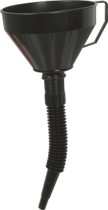 Entonnoir droit 160mm avec flexible 260mm avec filtre et poignée - lot de 10 pcs