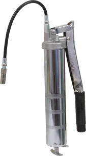 Pompe à graisse manuelle avec flexible/agrafe et valve de remplissage