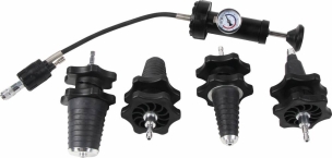 Testeur de pression universel circuit de refroidissement - coffret de 5 pcs