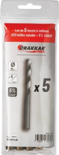 Foret à métaux HSS 5% cobalt 11,5mm - lot de 5 pcs
