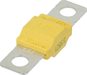 Fusible enfichable midi 60A jaune - lot de 5 pcs