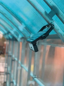 Projecteur LED solaire 500 lumens 5W avec détecteur - pliable