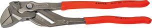 Pince clé grise gainée 300mm avec bouton poussoir